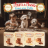 Dolci Impronte – Fatti a Mano  Lunatici - Confezione 6 Scatole Biscotti Frolla con Carruba - 250 gr