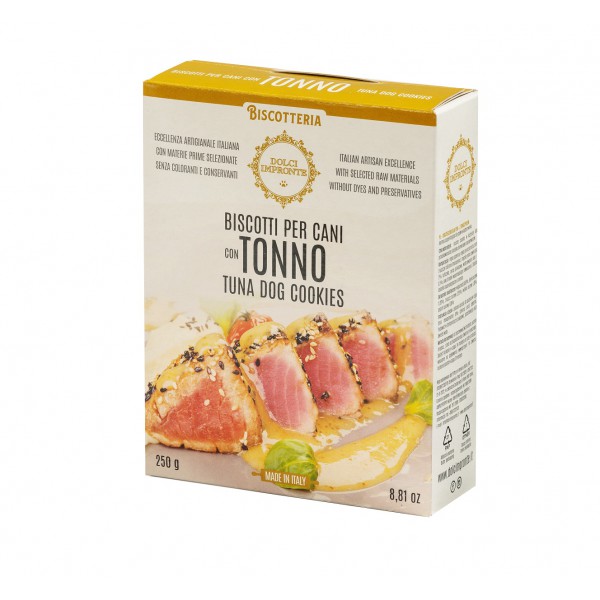 Dolci Impronte - Biscotti al Tonno - Confezione 6 Scatole  250 gr