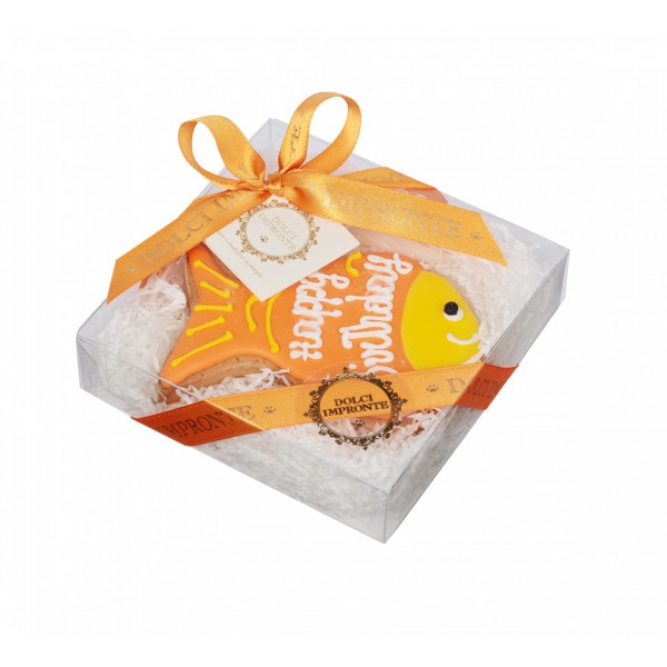 Dolci Impronte® -  Orange Fish - Torta per Gatto- Aroma Salmone - 73 gr
