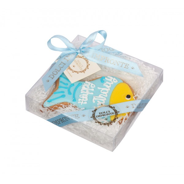 Dolci Impronte® -  Blue Fish - Torta per Gatto- Aroma Salmone - 73 gr