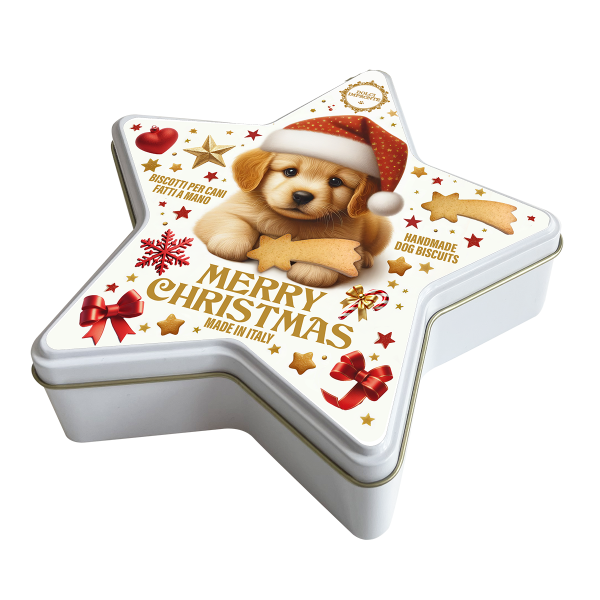 Dolci Impronte Single Pack |Comet Shortbread Biscuits  Star Tin Box 180g - Limited Edition-