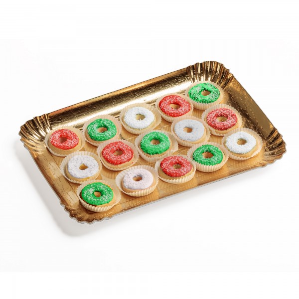 Dolci Impronte Tray |15 Christmas Mini Donuts  215g