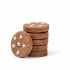 Dolci Impronte - Fatti a Mano Miestelle - Confezione 6 Scatole Biscotti Frolla con Carruba - 250 gr