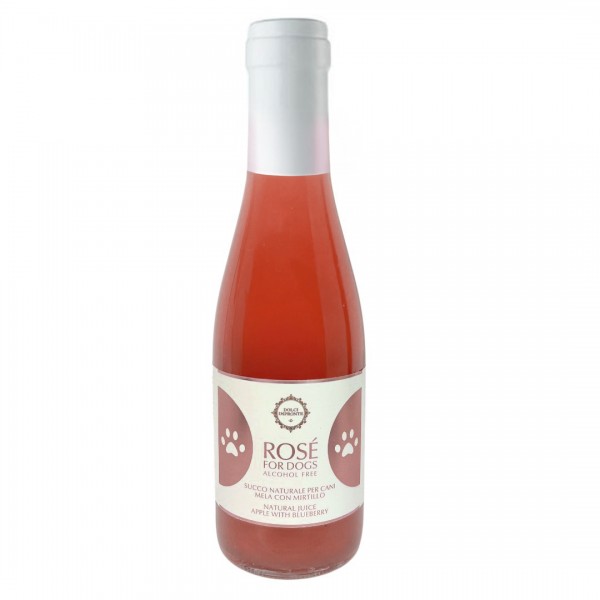 Dolci Impronte – Rosé Apple with Blueberry Juice 200ml- Pack 6 Bottles