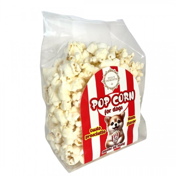 Dolci Impronte - Pop Corn Aroma Prosciutto 20gr - Mini - Confezione 10 Pezzi