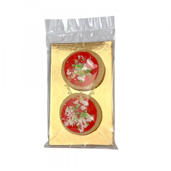 Dolci Impronte - 2  Biscotti Glassati - Pizzette -34g