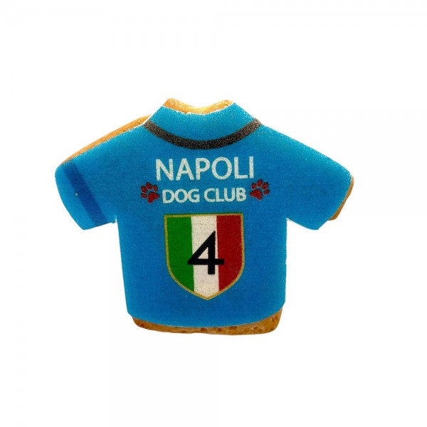 Dolci Impronte - Biscotto T Shirt Celebrativa - Napoli Dog Club -  Edizione Limitata-