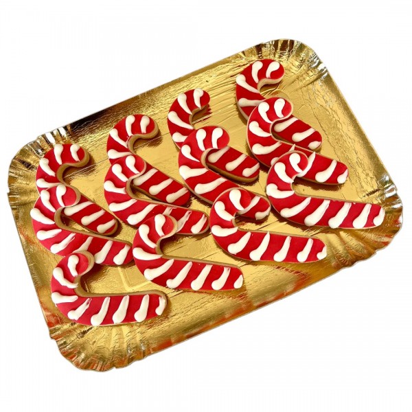 Dolci Impronte Tray  | 12 Christmas candy Biscuits 230g