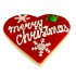 Dolci Impronte 2 Confezioni | Scatola Natale Cuore Merry Christmas 69g