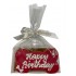 Dolci Impronte - Birthday Bone Fucsia Decorato a Mano 85 gr