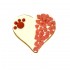 Dolci Impronte | Pack of 3 pieces -White Heart with Little Hearts  52g