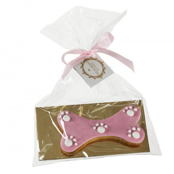 Dolci Impronte | Confezione 3 Sacchetti - Small Bone  Rosa  40g