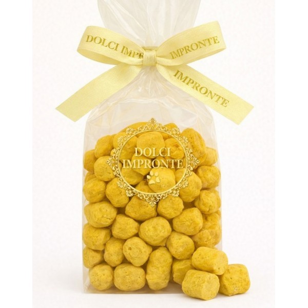 Dolci Impronte - Confezione 8 Sacchetti Biscottini   Aroma Banana 140g