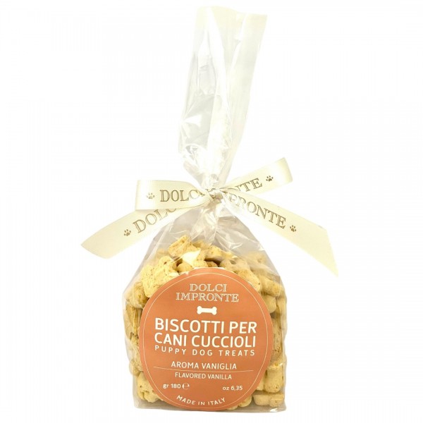 Dolci Impronte | i Piccolini  Puppy Biscuits Vanilla Flavour 180 g  3 pack