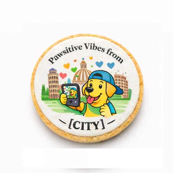 Souvenir City Edition PAWSITIVE VIBES  [CITY] - rotondo - 10 Pezzi