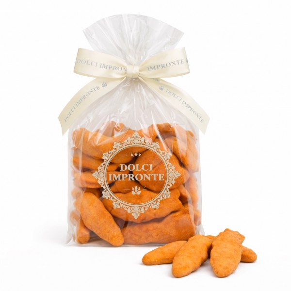 Dolci Impronte | I Pel di Carota   Carrot  Honey Flavored Biscuits - 180g  - Pack 3 pcs