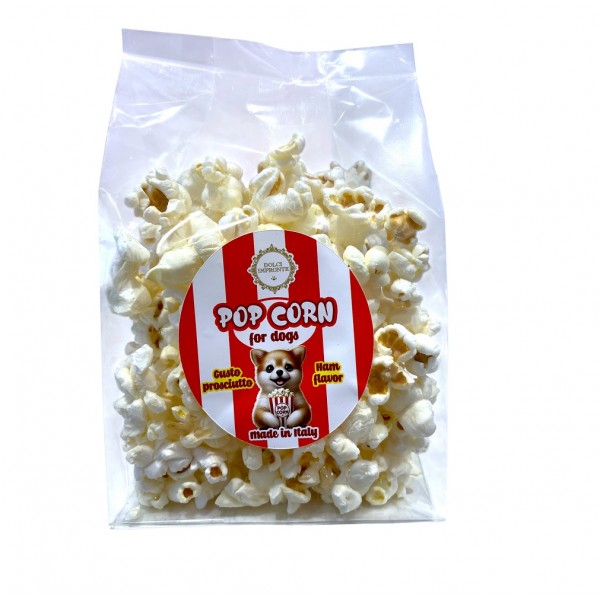 Dolci Impronte - Pop Corn Aroma Prosciutto 20gr - Mini - Confezione 10 Pezzi