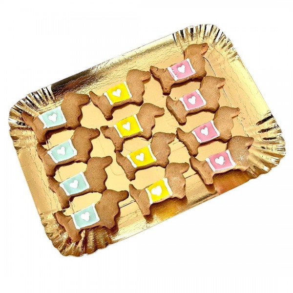 Dolci Impronte | Vassoio 12 Bassotti Tshirt 180g