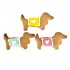 Dolci Impronte | Tray 12 Dachshund T-shirt 180 g