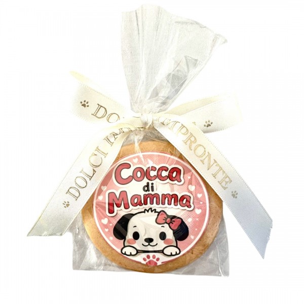 Dolci Impronte | Cocca di Mamma Rosa Biscotto 30g Confezione 5 Sacchetti