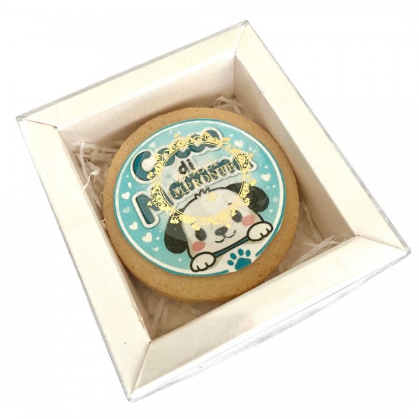 Dolci Impronte | Cocco di Mamma Azzurro Biscotto 30g Confezione 5 Scatole