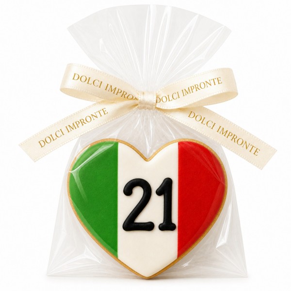 Dolci Impronte | Events Collection Celebratory Biscuit – 21st Championship Title 80g Pack of three pieces
