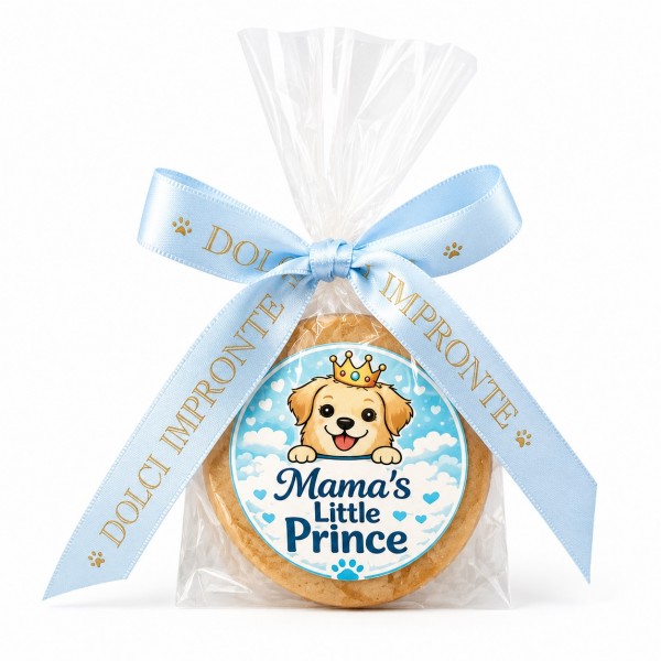 Dolci Impronte | Little Prince Azzurro  Biscotto 30g Confezione 5 Sacchetti