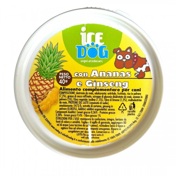 Il Gelato per Cani |  Ananas e Ginseng  40gr