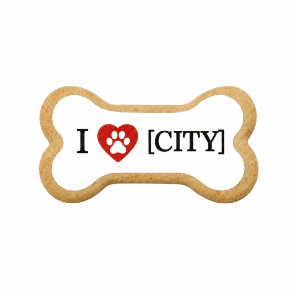 Souvenir City Edition - I LOVE [CITY] – BONE  (PACK 12 PCS)
