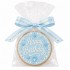 Dolci Impronte | Confezione 3 pezzi Birthday Round Cake Azzurra 110 gr