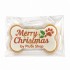 Dolci Impronte -| Biscotto Natalizio Decorato Personalizzabile  40g  30 confezioni