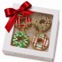 Dolci Impronte | Christmas Gift Box with 4 Mini Donuts 55 g.  Pack 2 pcs