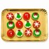 Dolci Impronte| Vassoio 12 Cupcake Soggetti Natale 230g