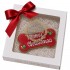 Dolci Impronte| Scatola Regalo Natale Osso Happy Christmas 90g  2 Confezioni