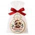 Dolci Impronte| Biscotto natalizio  cialda alimentare MERRY WOOF 42g 3 Confezioni
