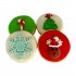 Dolci Impronte | Christmas Gift Box with 4 Assorted Cupcakes 65 g   (Pack 2pcs)