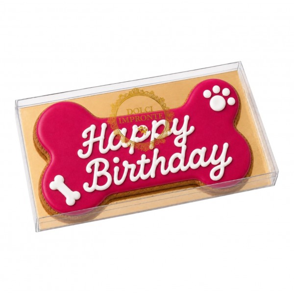Dolci Impronte | Birthday Bone Fucsia - 85gr  3 Confezioni  S10