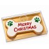 Dolci Impronte |Biscotto Osso stampa Merry Christmas su cialda 65g  3 Confezioni  S16
