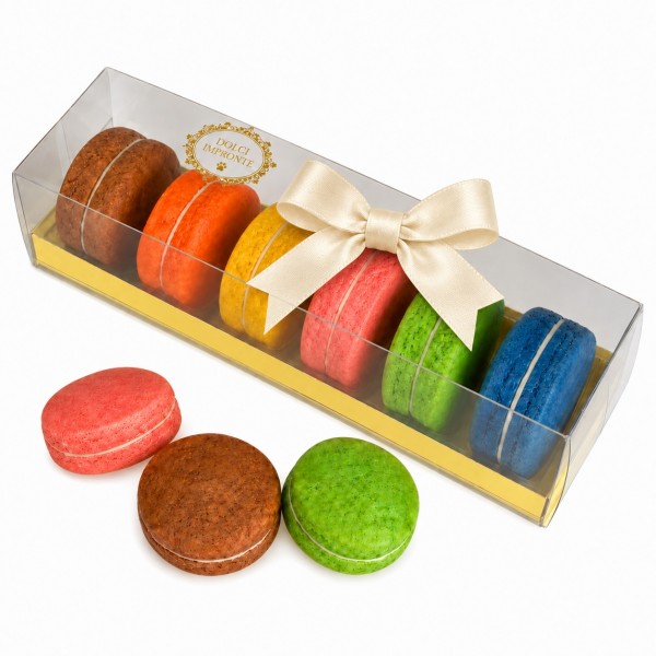 Dolci Impronte | Box of 6 Macarons – 170 g   (Pack 3pcs) S06